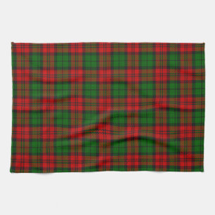 Blackwatch Campbell Tartan Rood Groen Plaid Theedoek