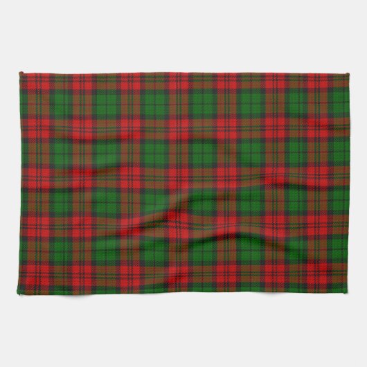 Blackwatch Campbell Tartan Rood Groen Plaid Theedoek (Horizontaal)