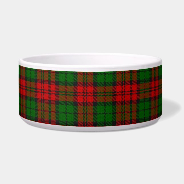 Blackwatch Campbell Tartan Rood Groen Plaid Voerbakje (Voorkant)