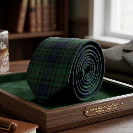 Blackwatch Heritage Tartan Executive Stropdas