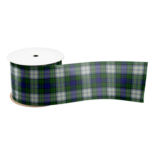 Blackwatch Modern Tartan Patroon Satijnen Lint (Spoel)