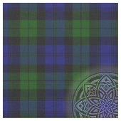 Blackwatch Modern Tartan Stof (Close Up)