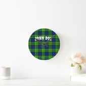 Blackwatch Plaid Tartan aanpassen Ronde Klok (Huis)
