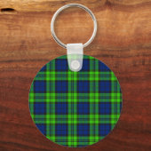 Blackwatch Plaid Tartan aanpassen Sleutelhanger (Achterkant)