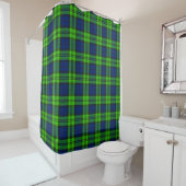 Blackwatch Plaid Tartan Douchegordijn (In situ)