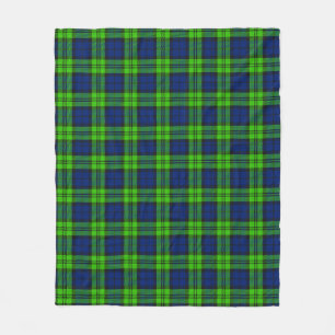 Blackwatch Plaid Tartan Fleece Deken