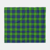 Blackwatch Plaid Tartan Fleece Deken (Voorkant (Horizontaal))