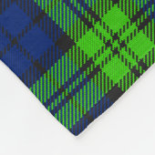 Blackwatch Plaid Tartan Fleece Deken (Hoek)