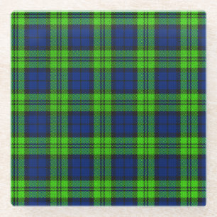 Blackwatch Plaid Tartan Glazen Onderzetter