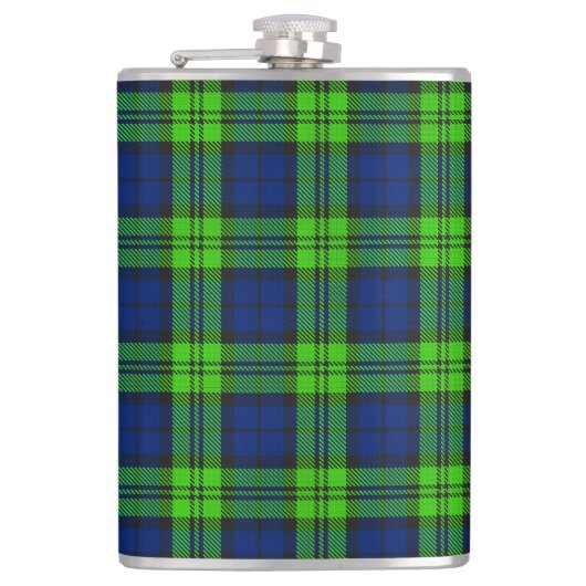 Blackwatch Plaid Tartan Heupfles (Voorkant)