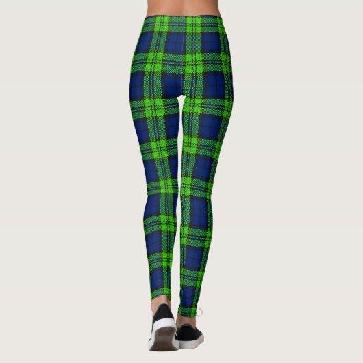 Blackwatch Plaid Tartan Leggings (Achterkant)