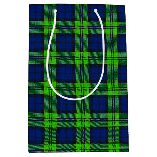 Blackwatch Plaid Tartan Medium Cadeauzakje (Voorkant)