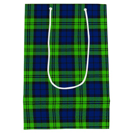 Blackwatch Plaid Tartan Medium Cadeauzakje (Achterkant)
