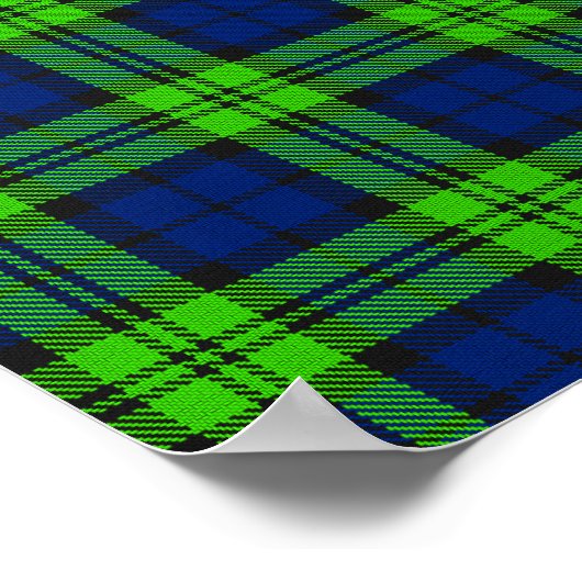 Blackwatch Plaid Tartan Poster (Hoek)