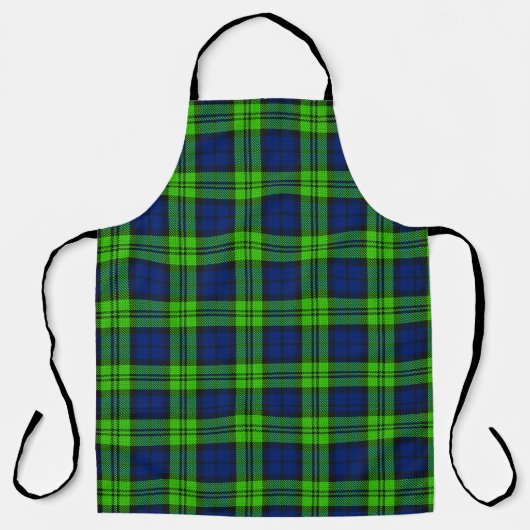 Blackwatch Plaid Tartan Schort (Voorkant)