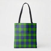 Blackwatch Plaid Tartan Tote Bag (Voorkant)