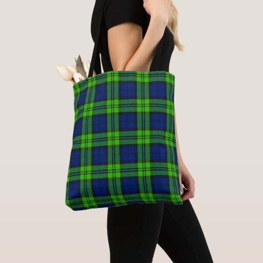 Blackwatch Plaid Tartan Tote Bag (Dichtbij)
