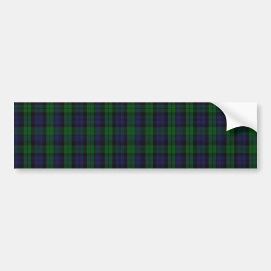 Blackwatch Tartan Bumpersticker (Voorkant)