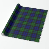 Blackwatch tartan Campbell clan Cadeaupapier (Uitgerold)