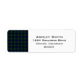 Blackwatch tartan Campbell clan Etiket (Voorkant)