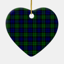 Blackwatch tartan Campbell clan Keramisch Ornament