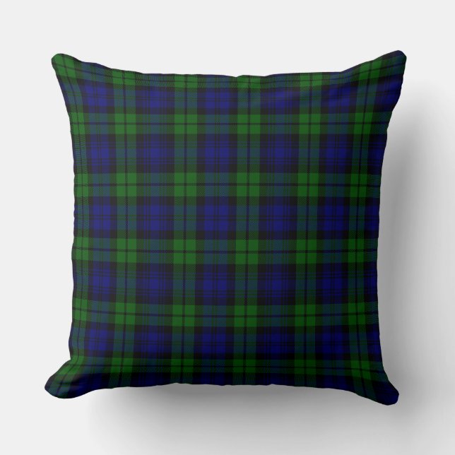 Blackwatch tartan Campbell clan Kussen (Voorkant)