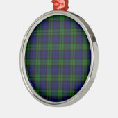 Blackwatch tartan Campbell clan Metalen Ornament (Links)