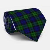 Blackwatch tartan Campbell clan Stropdas (Opgerold)