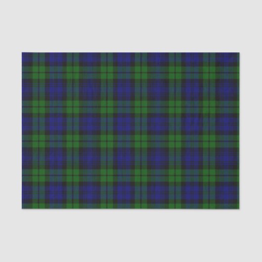 Blackwatch Tartan Campbell Clan Tissuepapier (Voorkant)