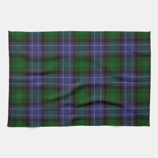 Blackwatch Tartan Clan Patroon Theedoek (Horizontaal)