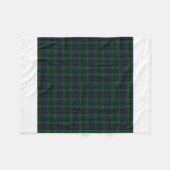 Blackwatch Tartan Fleece Deken (Voorkant (Horizontaal))