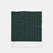 Blackwatch Tartan Fleece Deken (Voorkant)