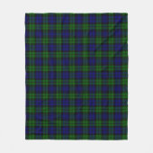 Blackwatch Tartan Fleece Deken (Voorkant)