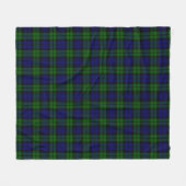 Blackwatch Tartan Fleece Deken (Voorkant (Horizontaal))