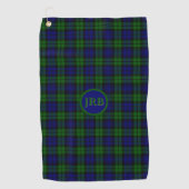 Blackwatch Tartan gepersonaliseerd Golfhanddoek (Voorkant)
