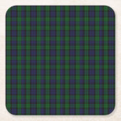 Blackwatch Tartan Kartonnen Onderzetters (Voorkant)