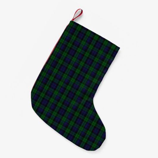 Blackwatch Tartan Kleine Kerstsok (Voorkant (Hangend))