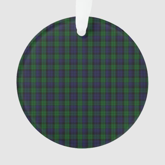 Blackwatch Tartan Ornament (voorkant)