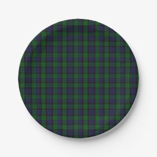 Blackwatch Tartan Papieren Bordje