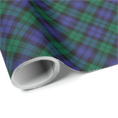 Blackwatch Tartan Royal Scottish Pset Pattern Cadeaupapier (Rol Hoek)