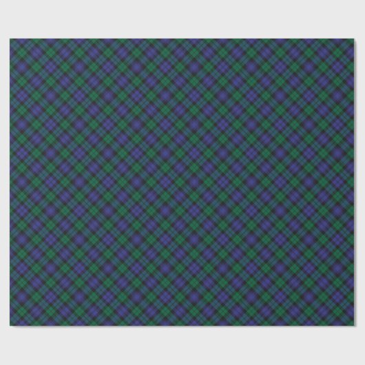 Blackwatch Tartan Royal Scottish Pset Pattern Cadeaupapier (Vlak)
