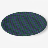 Blackwatch Tartan Royal Scottish Pset Pattern Papieren Bordje (Gekanteld)