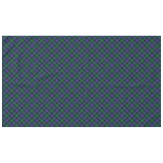 Blackwatch Tartan Royal Scottish Pset Pattern Tafelkleed (Voorkant (Horizontaal))
