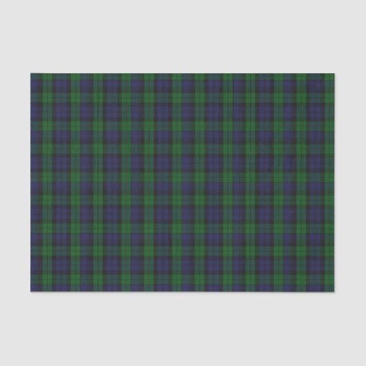 Blackwatch Tartan Tissuepapier (Voorkant)
