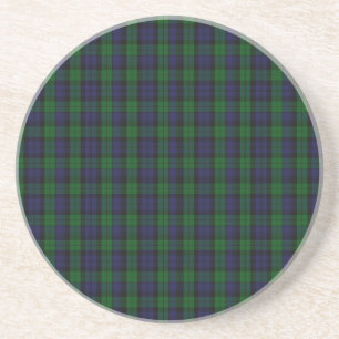 Blackwatch Tartan Zandsteen Onderzetter
