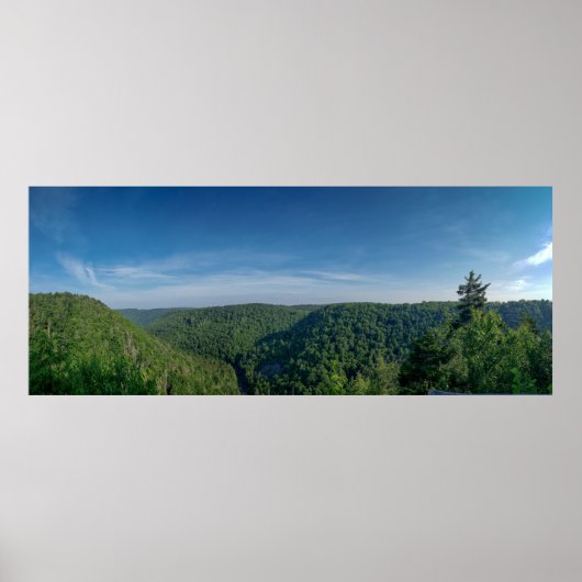 Blackwater Canyon, Blackwater Herfsten State Park, Poster (Voorkant)