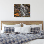 Blackwater Falls State Park Canvas Afdruk (Insitu (Slaapkamer))