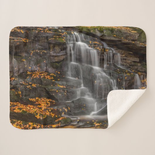 Blackwater Falls State Park Sherpa Deken (Voorkant (horizontaal))