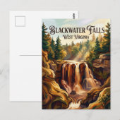 Blackwater Falls State Park West Virginia Briefkaart (Voorkant / Achterkant)