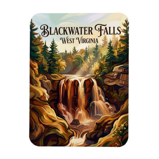 Blackwater Falls State Park West Virginia Magneet (Verticaal)